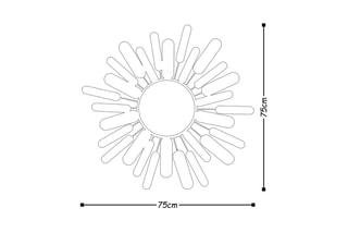 Miroir - 75 cm - Multicolore