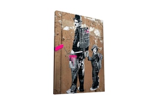Tableau "Charlie Chaplin" Banksy - 70 x 100 cm