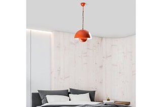 Candeeiro suspenso - Laranja - 40 W