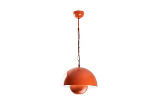 Candeeiro suspenso - Laranja - 40 W