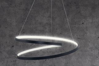 Candeeiro suspenso LED Whirpool - Preto - 60 W