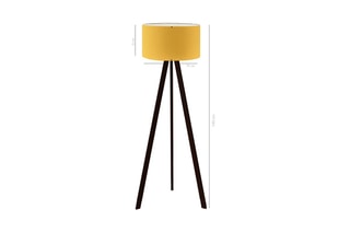 Lampadaire - Jaune - 60 W - 140 cm