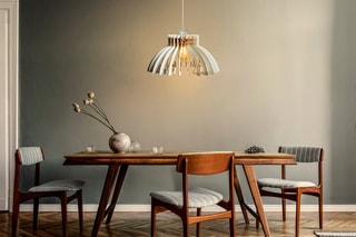 Candeeiro suspenso 166 - Branco - 60 W