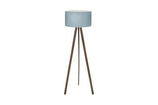 Lampadaire trépied Ayd - Bleu et naturel - 60 W - 140 cm