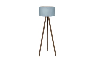 Lampadaire trépied Ayd - Bleu et naturel - 60 W - 140 cm