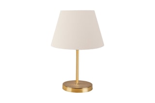 Candeeiro de mesa Ayd - Creme e preto - 60 W