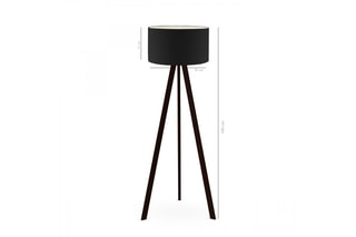 Lampadaire - Noir - 60 W