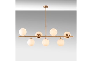 Suspension Fazli - Doré - 7 x 40 W