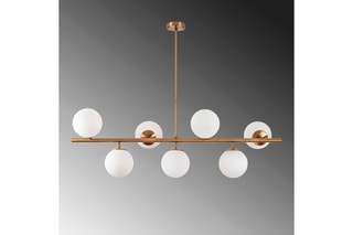 Suspension Fazli - Doré - 7 x 40 W