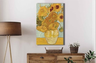 Quadro "Vase avec douze tournesols" Van Gogh - 45 x 70 cm