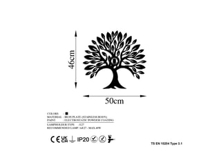Aplique de parede - Preto - 40 W