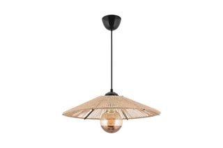 Candeeiro suspenso - Bege - 60 W