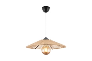 Candeeiro suspenso - Bege - 60 W