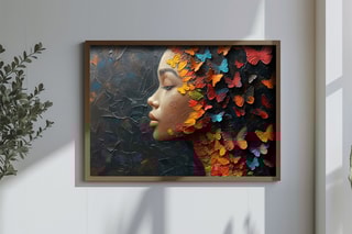 Quadro em MDF René3 - 35 x 47 cm
