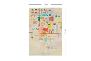 Tableau "Montée gracieuse" - Vassily Kandinsky - 70 x 100 cm - Reproduction