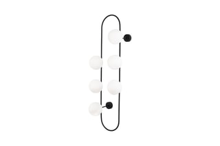 Applique murale Abakus - Noir - 6 x 40  W