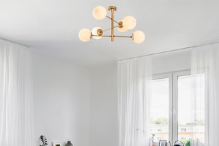 Suspension Arge - Doré - 6 x 40 W