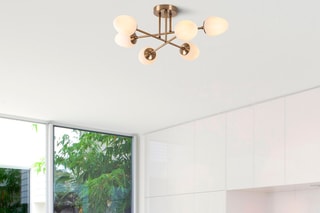 Candeeiro de teto Camflo - Bronze - 6 x 15 W