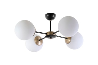 Candeeiro de teto Yeni Sahra - Bronze - 4 x 60 W