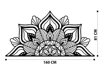 Décoration murale Berceste - 160 x 81 cm - Noir