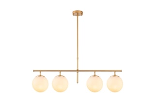 Candeeiro suspenso Roe Dourado