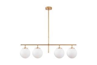Candeeiro suspenso Roe Dourado