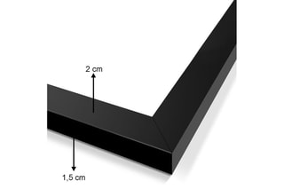 3 pinturas decorativas com moldura Zoe -   24 x 29 cm -