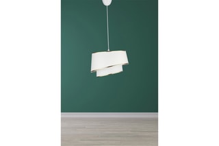 Candeeiro suspenso KS-2003 - Branco - 40 W