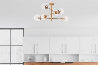 Suspension Arge - Doré - 6 x 40 W