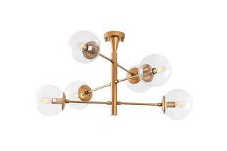 Suspension Arge - Doré - 6 x 40 W