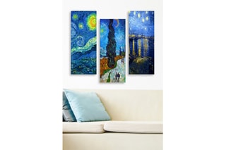 3 quadros - Van Gogh - 70 x 50 cm