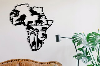 Decoração de parede African 2 - Preto