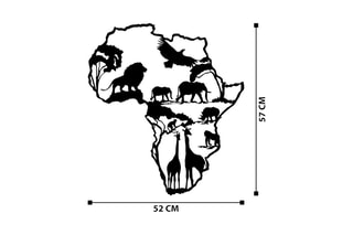 Decoração de parede African 2 - Preto
