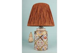 Candeeiro de mesa em cerâmica - Castanho -­ 40 W