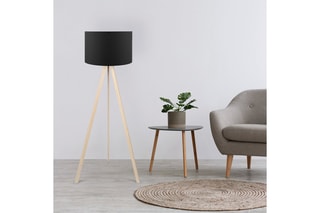 Lampadaire trépied Ayd - Noir - 60 W - 38 x 140 cm