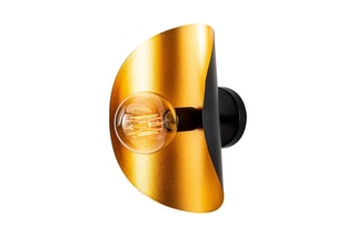 Aplique de parede - Dourado - 100 W