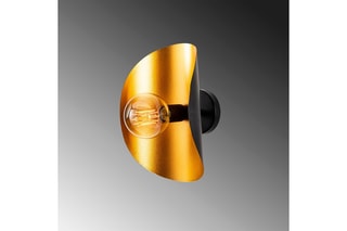 Aplique de parede - Dourado - 100 W