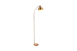 Candeeiro de pé Varzan Dourado