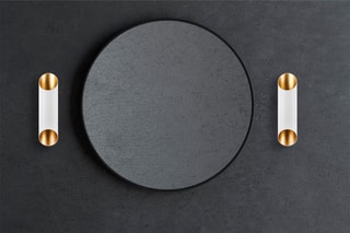 Aplique de parede Cut - Branco e dourado - 2 x 10 W