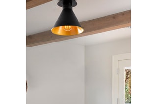 Candeeiro de teto Berceste - Preto - 100 W