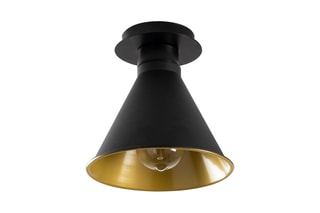 Candeeiro de teto Berceste - Preto - 100 W
