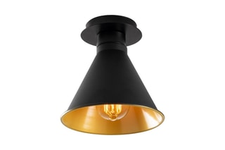 Candeeiro de teto Berceste - Preto - 100 W