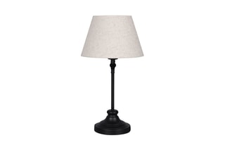 Candeeiro de mesa - Preto e creme - 7-9 W