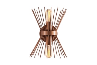 Aplique de parede - Acobreado - 2 x 40 W