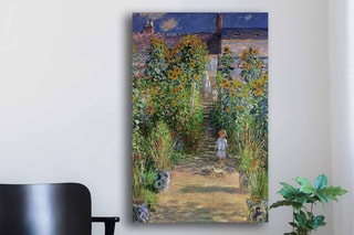 Quadro "Le Jardin de Monet à Vétheuil" Claude Monet - 45 x 70 cm