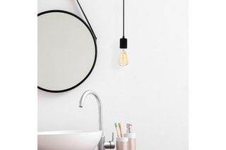 Candeeiro suspenso - Preto - 40 W