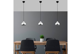 Candeeiro suspenso Yildo - Branco - 40 W