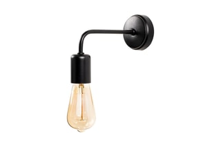 Aplique de parede Denge - Preto - 100 W