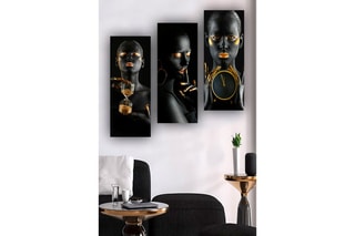 3 quadros - 20 x 50 cm 