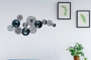 Décoration murale - Noir et gris - 90 x 42 cm